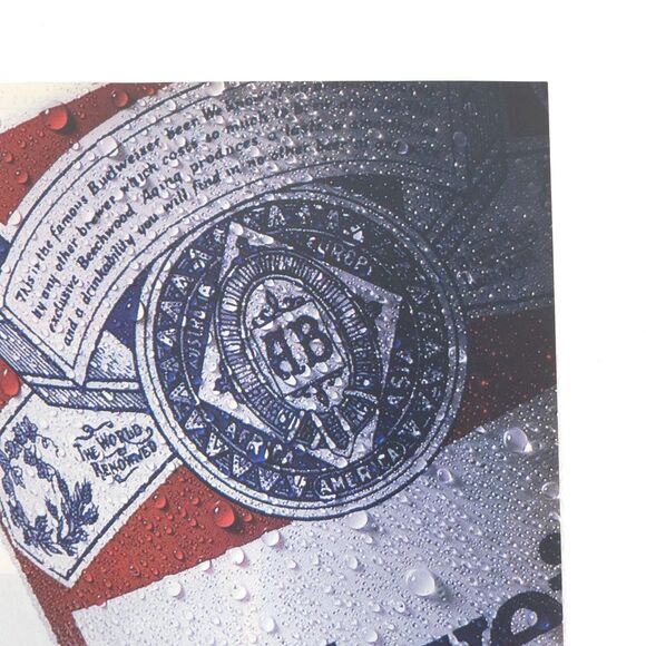 VTG Budweiser Beer Advertising Print Ad Race Fans Ice Cooler Garage Wall Art - Picture 3 of 6